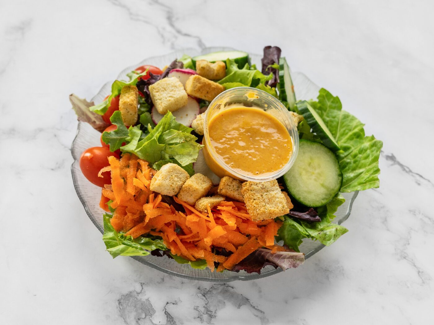 Fresh side salad