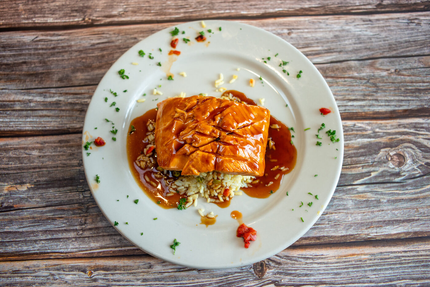 Teriyaki salmon